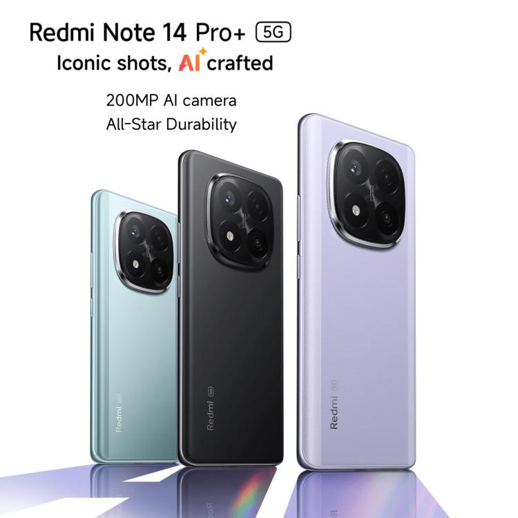 Xiaomi Redmi Note 14 Pro+ 5G Global, 8GB+256GB, In-screen Fingerprint, 6.67 inch Xiaomi HyperOS Snapdragon 7s Gen 3 Octa Core, NFC, Network: 5G Xiaomi Redmi Note 14 Pro+ 5G Global, 8GB+256GB, In-screen Fingerprint, 6.67 inch Xiaomi HyperOS Snapdragon 7s Gen 3 Octa Core, NFC, Network: 5G